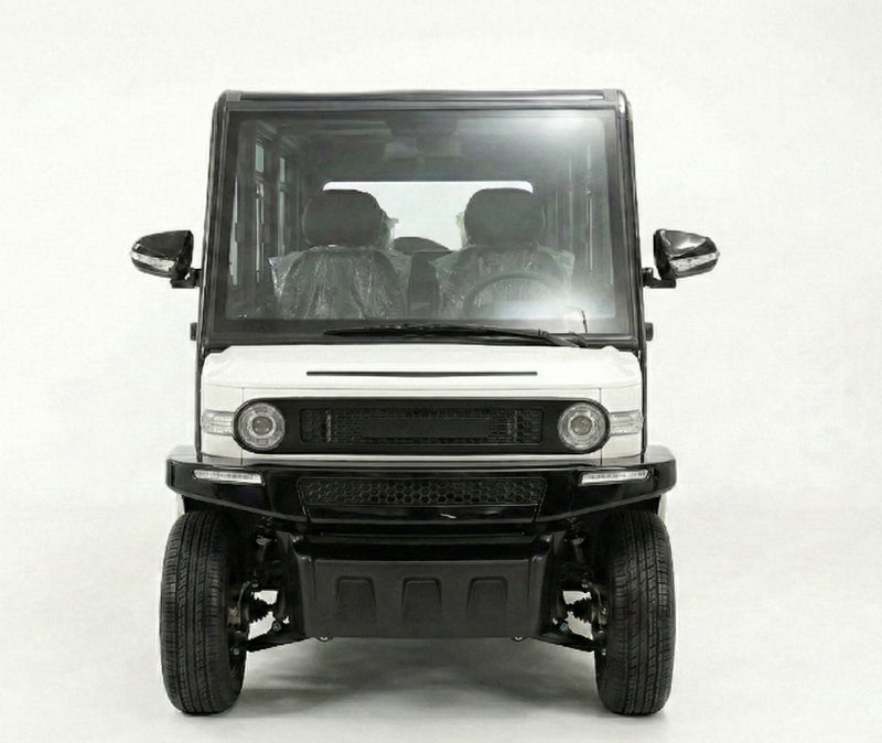 Crown 6 Air-Conditioned 6-Seater Electric Golf Cart with 170Ah AGM  Battery & Standard Tires | LSEV (White) - Image 2